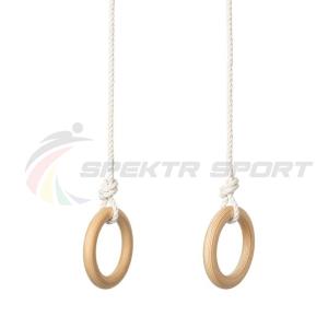 Купить Кольца гимнастические деревянные (фанера 18 мм, покрытие: эмаль, лак или пропитка) в Нелидове 