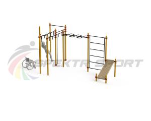 Купить Спортивный комплекс для инвалидов-колясочников WRK-D17_76mm в Нелидове 