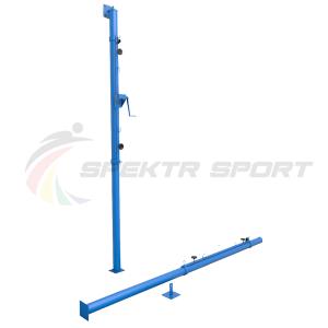 Купить Стойки волейбольные стена-пол с механизмом натяжения и регулировкой высоты сетки в Нелидове 