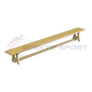 Купить Скамейка гимнастическая 1500 мм. (2 деревянные ножки) в Нелидове 